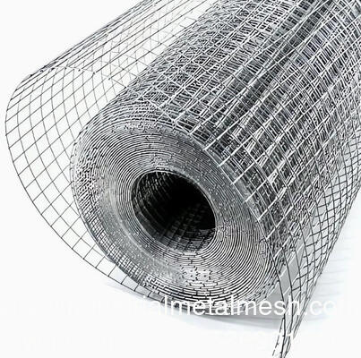 Galvanizado PVC revestido de cor preta barata rol de malha de arame soldado 1m x 30m para rol de malha de aço de cerca