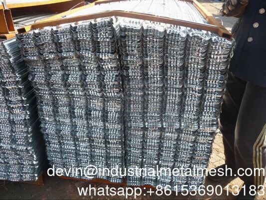 High Ribbed Formwork 0.35mm Galvanised Metal Rib Lath for Construction