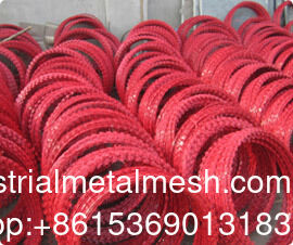 Segurança galvanizada Concertina Preço Anti-Climb Blade Barbed Wire Prison Razor Barbed Wire