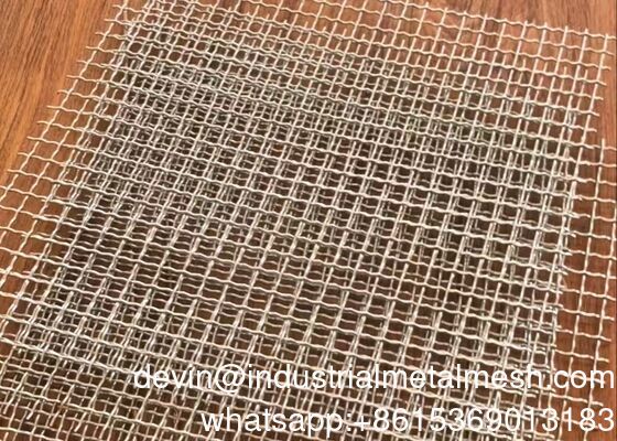 levantamento de Mesh Aluminum Crimped For Pig da tela de fio da abertura de 20mm