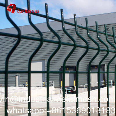 3D Curved PVC Coated Welded Wire Mesh Security Fence with Bending