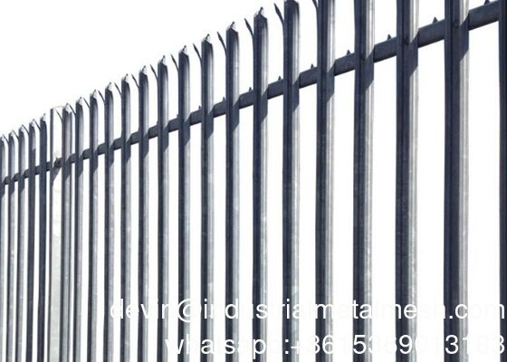 Sistema de Cercas de Segurança Palisada em Metal com Formato D e W