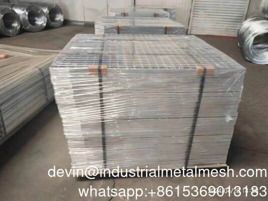 Grade de piso de aço industrial personalizada profissional para estradas e Brid Grade de aço galvanizado por imersão a quente Grade de aço inoxidável