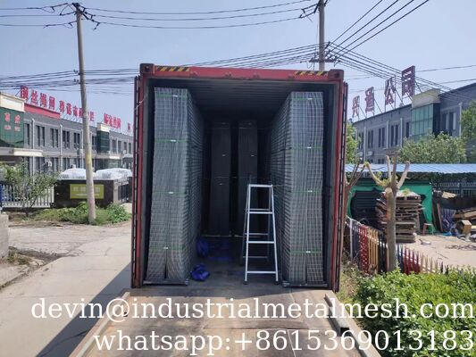 Painel de malha de arame soldado galvanizado a quente de 2,5 mm e 3,0 mm, chapa de malha de arame de aço para construção
