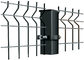 A segurança soldou os painéis que Curvy da cerca da rede de arame 3D o PVC revestiu o calibre de fio de 2.0-4.0mm