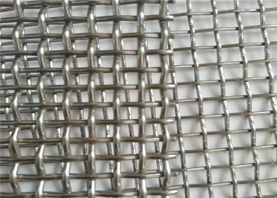 Rede de arame tecida de aço inoxidável frisada personalizada para o filtro líquido
