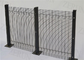 Painéis soldados revestidos pó da cerca da rede de arame para a prisão com furo quadrado