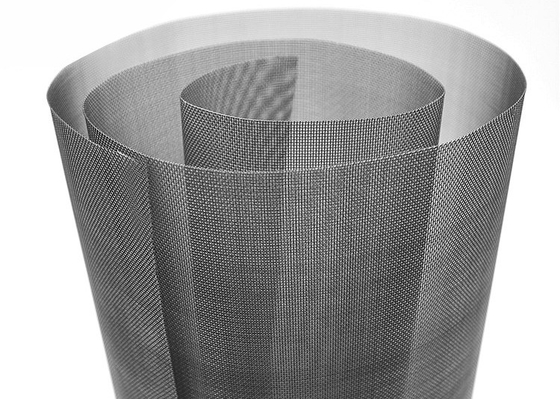 304 fio de aço inoxidável tecido liso Mesh Net For Window Screen