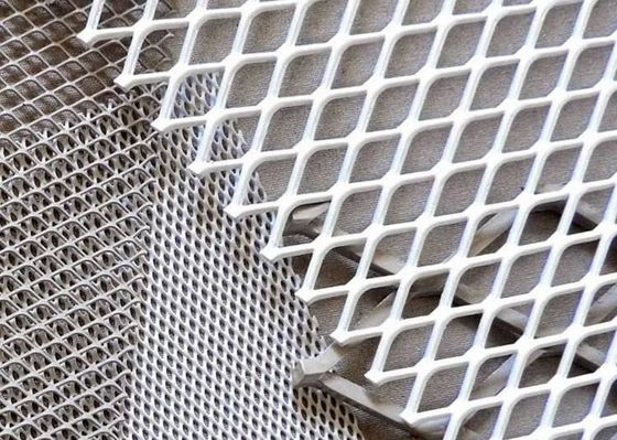 Fio Mesh Galvanized de Diamond Aluminum Sheet Expanded Metal