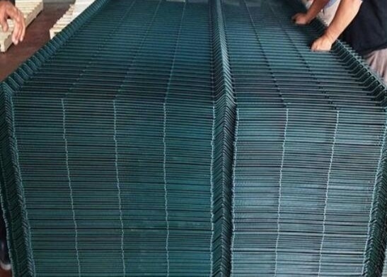Cerca de arame de aço soldado curvo 3d de altura 1,8 m de altura