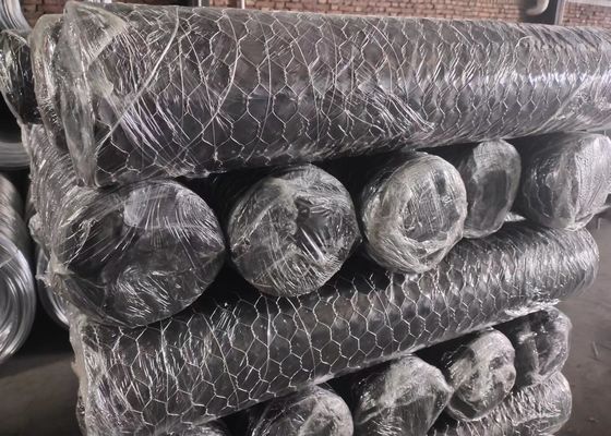A rede sextavada galvanizada mergulhada quente de 20 calibres galvanizou a rede das aves domésticas torcida