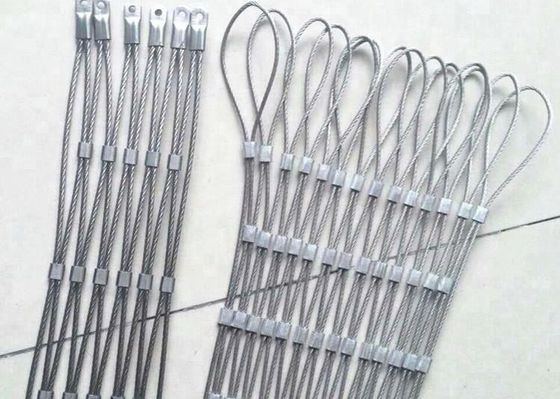 Corda de fio 304 316 de aço inoxidável flexível Mesh Net For Garden Fence