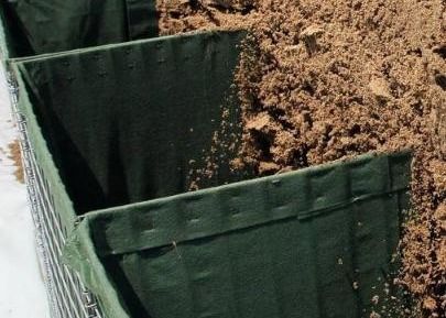 Barreira soldada galvanizada mergulhada quente defensiva da areia de Hesco do fio de mil. 12