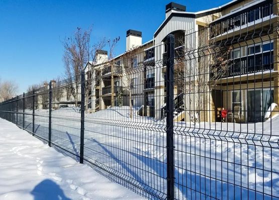 3D curvou o fio soldado Mesh Fence diâmetro de 0.4mm - de 6.0mm
