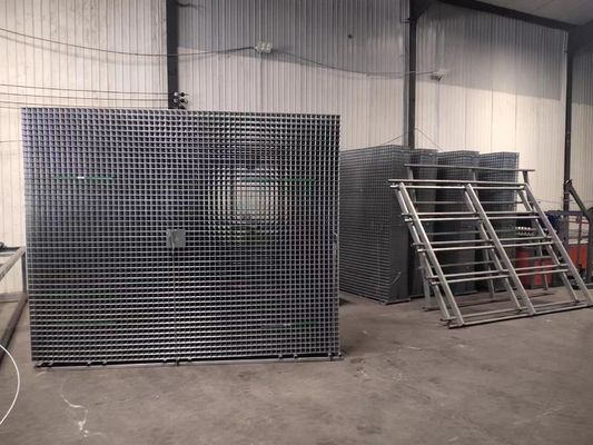 1m*2m galvanizou o fio soldado Mesh Panels Sheet reforço alto de 10 x de 10 Cm