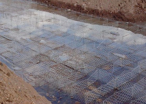80 x 100 milímetros soldaram cestas de Gabion/M sextavado galvanizado da rede de fio 3 x 1 x 1