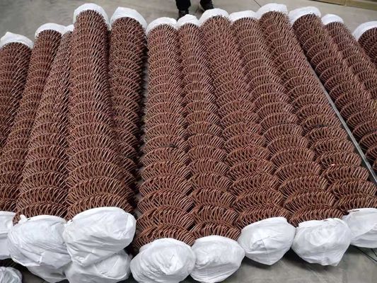 cerca galvanizada mergulhada quente da malha do ciclone de 5mm rolo de 8 pés