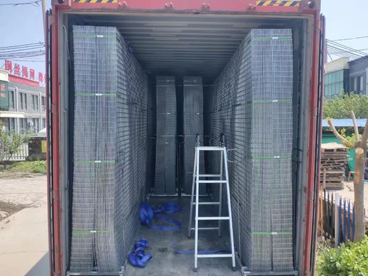 Barras de aço galvanizadas de reforço, soldadas em lajes de betão