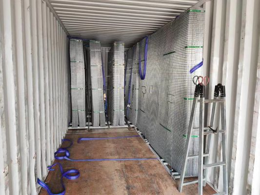 2*2 6 Ft painéis de vedação de arame elétrico soldados para construção / aquecimento do chão