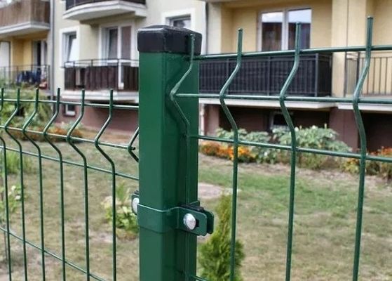 Fecho de aço curvo revestido em pó para hospitais de área comercial de jardim