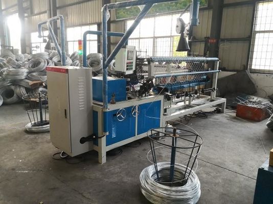 Máquina automática de malha de diamante de fio duplo para vedação de ligação de cadeia