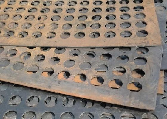 metal perfurado de alumínio Mesh Grille Sheet da folha sextavada do furo de 1mm