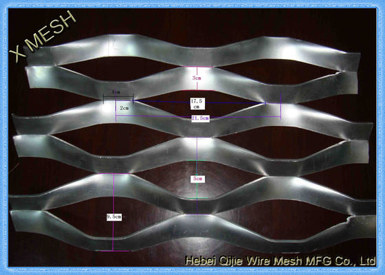 A malha expandida de aço inoxidável suave do metal PVC de 1 polegada revestido soldou