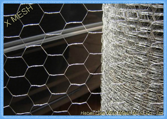 Galvanized Hexagonal Chicken Wire Mesh Screen 0.9 X 30 M Roll Anti Oxidation