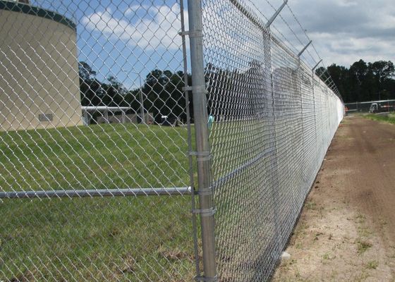 Galvanizado / revestido de PVC Chain Link Fence Ciclone Cercas 3 pés de altura
