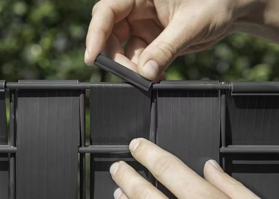 Faixa de privacidade de PVC facilmente montada para cerca de ligação de cadeia