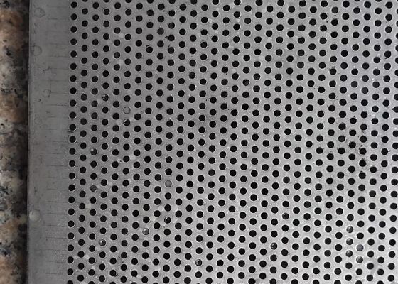 0.6mm Buraco 80mm Largura Chapa Perfurada de Aço Inoxidável Buraco Redondo