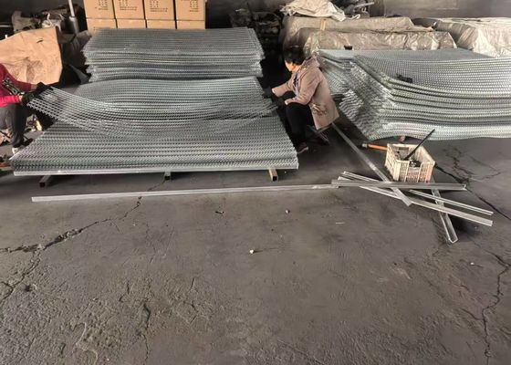 M expandido da rede de arame 1,2 x 2,4 do metal de 1.6mm espessura gótico