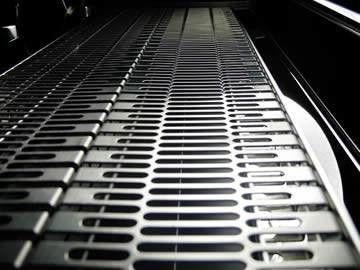 Chapa de aço inoxidável oval perfurada, de malha perforada, decorada