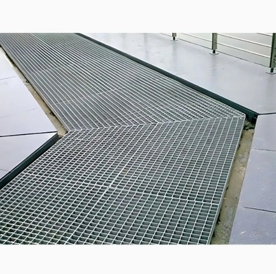 Passarela FRP GRP com espessura de 25mm e tamanho de 38X38X38mm feita de fibra de vidro