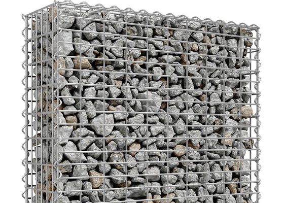 Personalizado dê forma a Gabion soldado galvanizado mergulhado quente Mesh For Gabion Screen