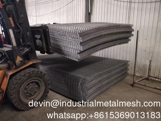 3.4mm Wire*15 X 15 Cm Mesh *2.15 * 6m Black Solded Wire Mesh Panel para Construção