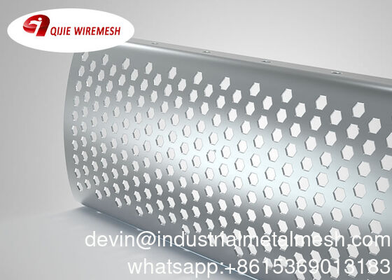 Chapa Perfurada Metal Mesh Furo Quadrado para Decoração de Restaurante