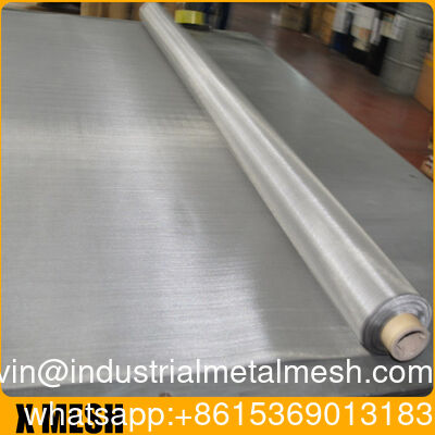 Malha de Aço Inoxidável de Tecelagem Simples Diâmetro do Fio 0.02-5.0mm e Malha 1-500