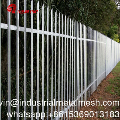 Palisade Fence de aço ângulo lança Palisade Top Fencing Panel