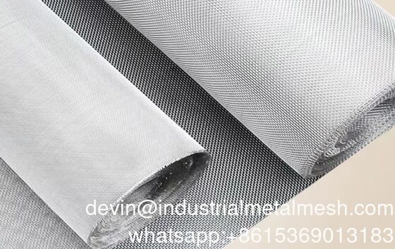 Tela de arame tecida em aço inoxidável 304/316 de 0,04 mm e 265 malhas para filtragem