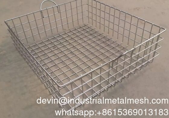 Escorredor de Aço Inoxidável 304 316 Cesta de Drenagem Peneira de Malha