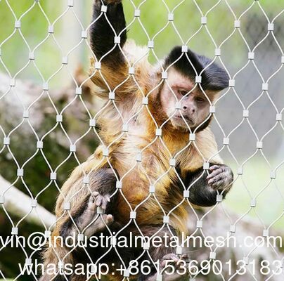 Rede de cordas de fio de diamante tecida para cercas de zoológico