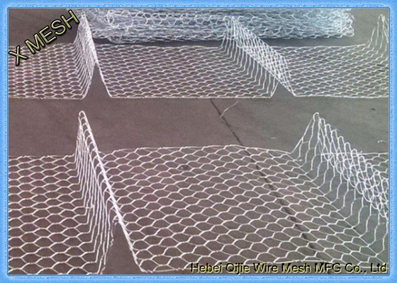 parede de retenção de aço tecida galvanizada mergulhada quente soldada de abertura de Reno Matress das cestas de 8x10cm Gabion