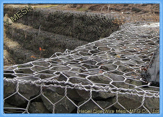 Cestas galvanizadas mergulhadas quentes padrão de Gabion do colchão de ASTM A975 Reno para projetos do controle da erosão