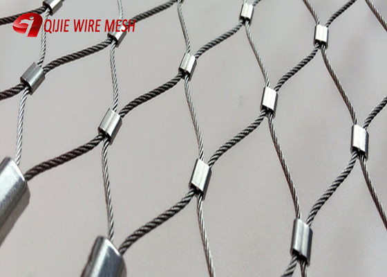 tempo de aço inoxidável de Mesh Construction Metal Inox Cable da corda 7x7 resistente