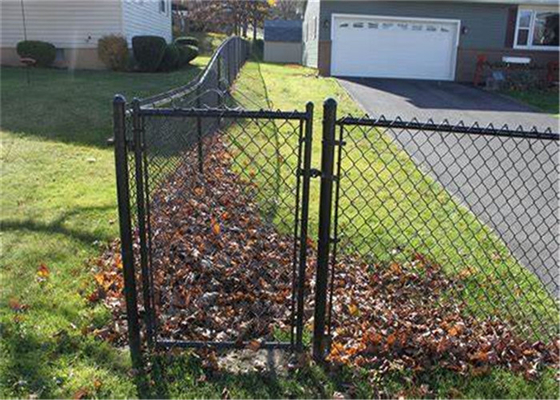 o Pvc de 3mm 75x75mm revestiu a cerca Hexagonal Wire Mesh do elo de corrente