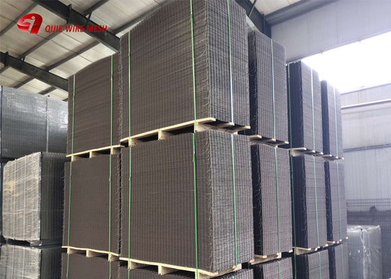 Painel de malha soldada galvanizada com furo retangular / painéis de fio 2.9 X 2.0 M Size