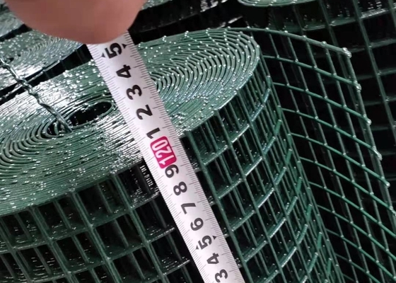 o Pvc colorido verde do GV 3/4X3/4 revestiu o fio soldado Mesh Rolls para aves domésticas