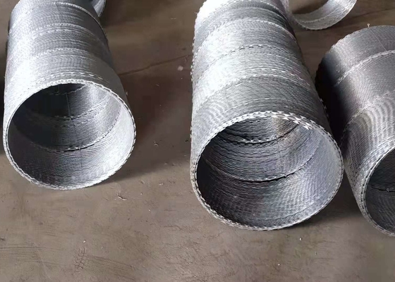 Bobina sanfona galvanizada mergulhada quente do arame farpado Bto-22 de aço
