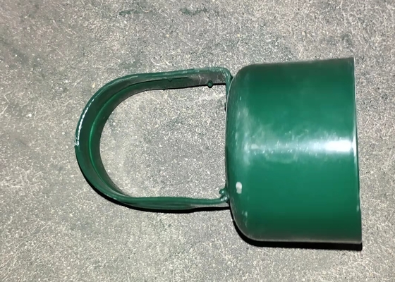 Cerca galvanizada mergulhada quente Loop Cap do elo de corrente do cargo 60mm